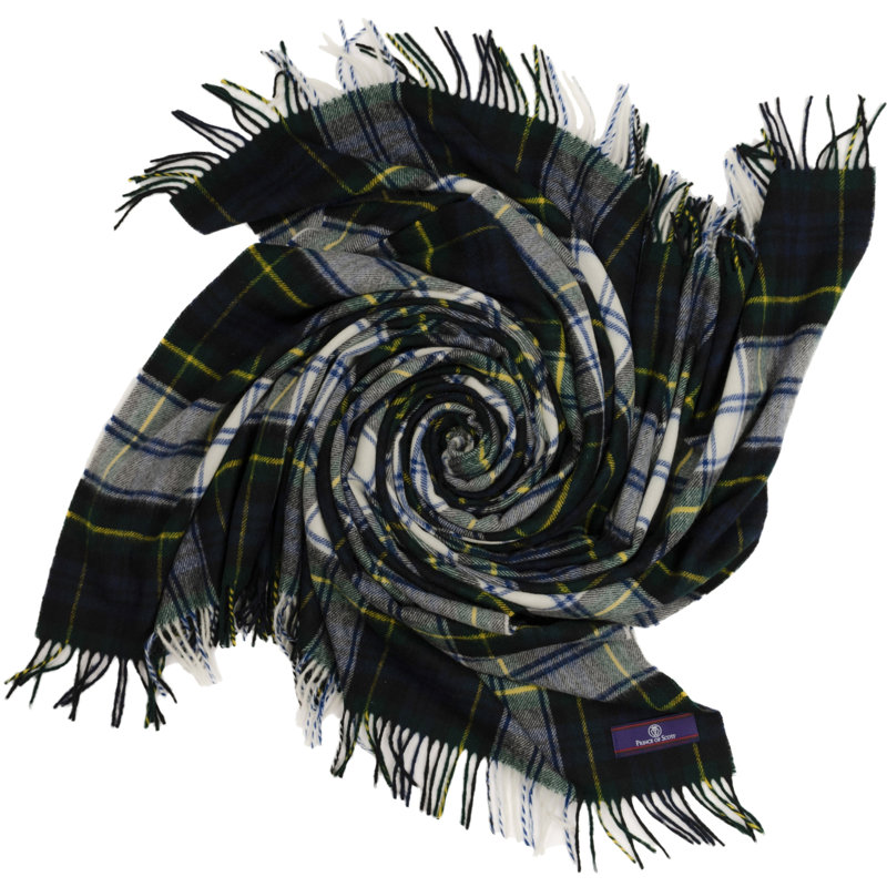 Jeté en laine highland merino, Robe Gordon