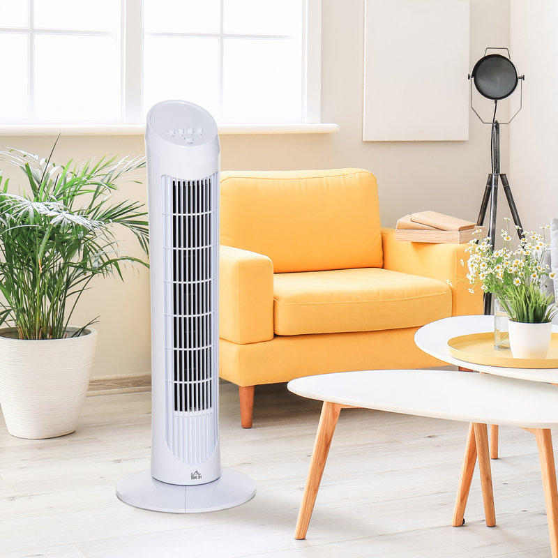 Halie 75Cm Oscillating Tower Fan, White