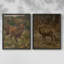 «Vintage Animal IV», impression giclée sur cadre - ensemble de 2-1827699141-1827699137