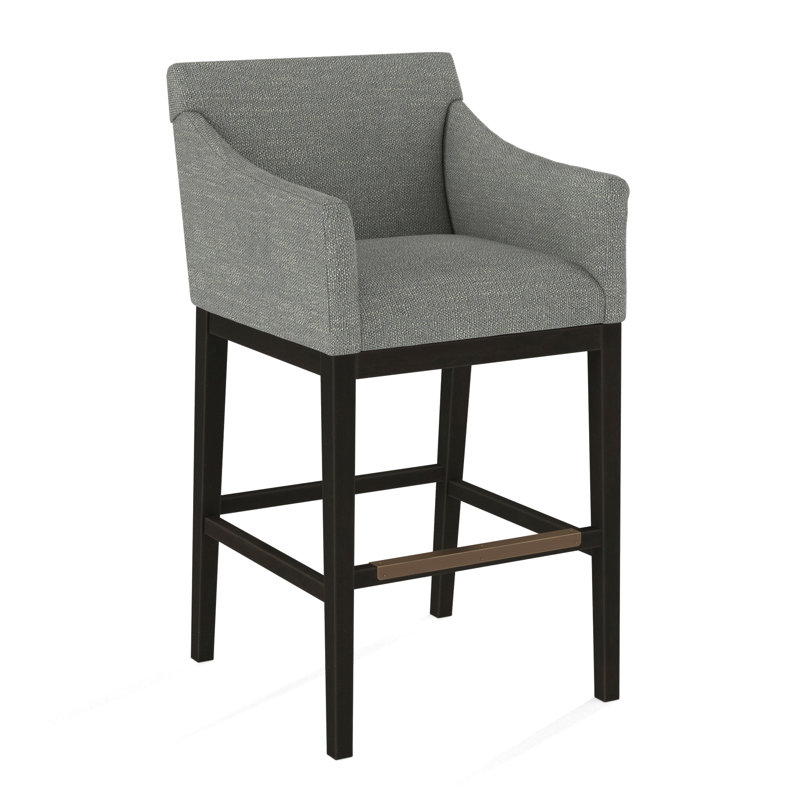 Upholstered Stool, 61606-88, Espresso