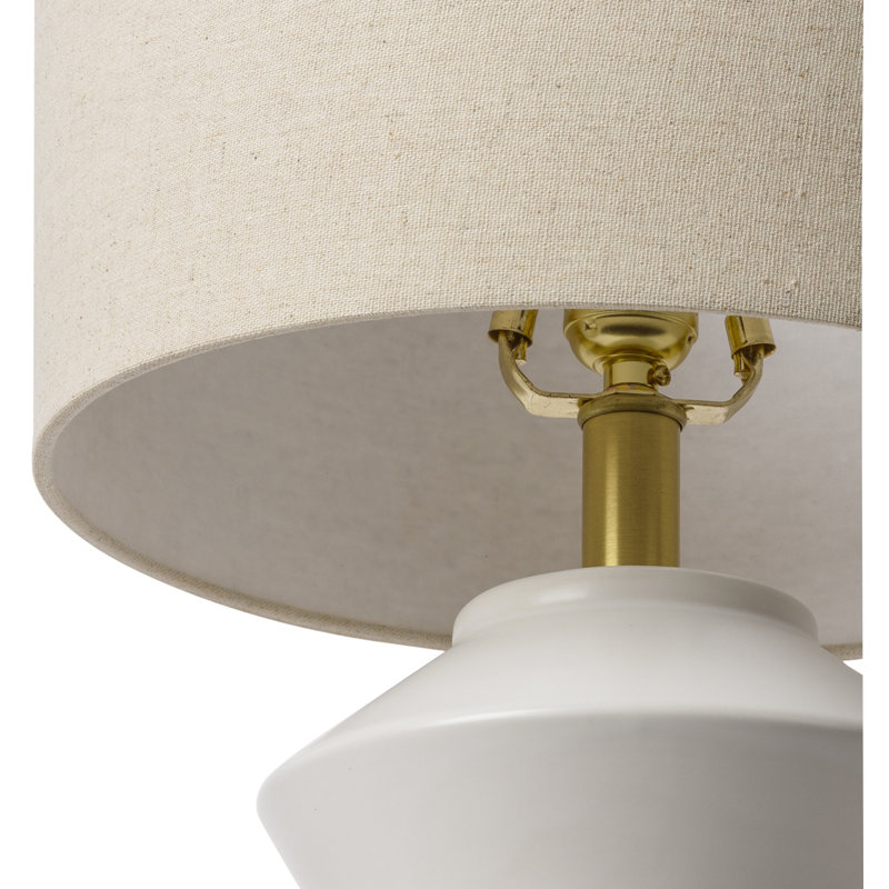 Boyes Ceramic Table Lamp, White
