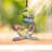 Alice in Wonderland Rabbit Hanging Acrylic Shaped Print