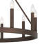 12-Light Wagon Wheel Candle Style Chandelier-101829166