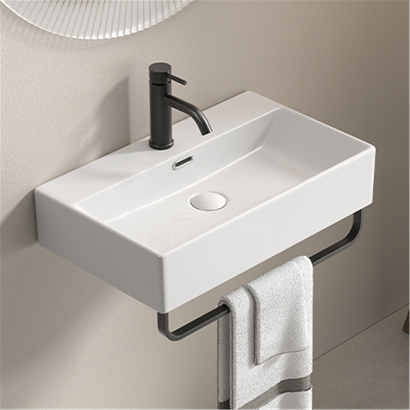 Vessel Sink, Small Vessel Sink With Towel Rack For Bathrooms