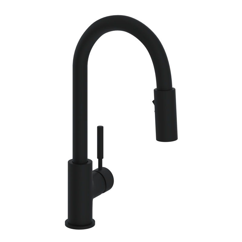 Lux™ Pull-Down Bar/Food Prep Kitchen Faucet, Matte Black