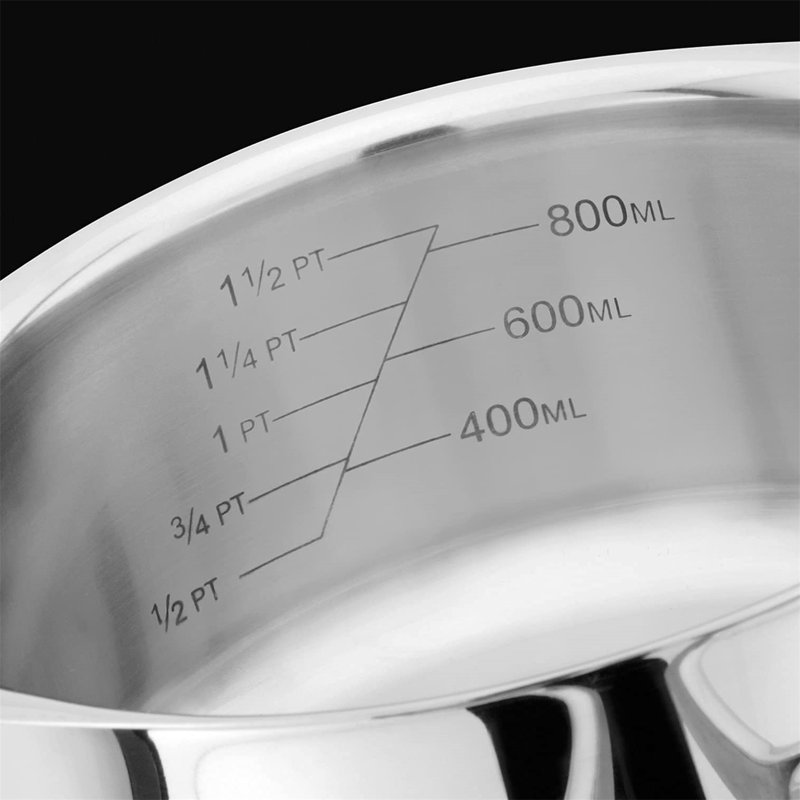 Stellar 7000, 5 Piece Stainless Steel Cookware Set with Draining Lid