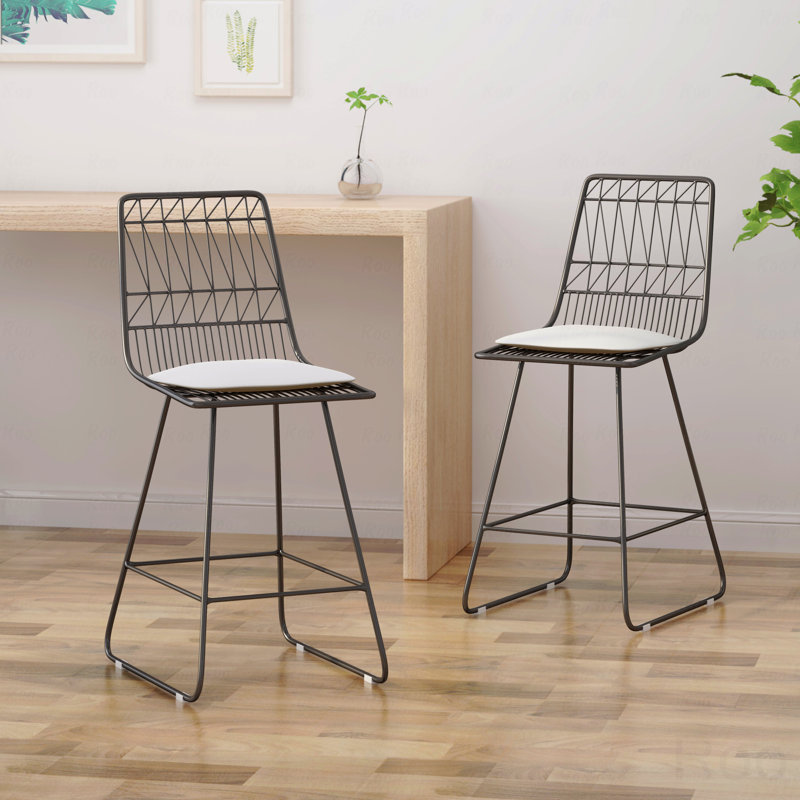 Tabouret de comptoir d'extérieur, Gris