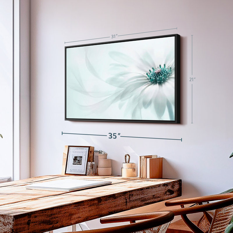 Impression sur toile translucide Cape Daisy, H 21 po x l 31 po