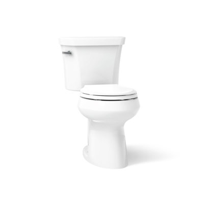 Toilette à devant arrondi deux pièces Highline, 1,28 gallon par pouce carré