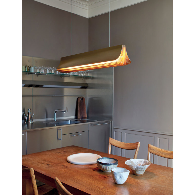 Respiro 1 - Light LED Pendant, 5.9" H x 35.43" W x 6.34" D