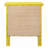 Casual Yellow Nightstand