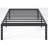 Twin Metal Bed Frame – Black, Heavy-Duty Mattress Foundation With Storage Space, No Box Spring Needed, Easy Assembly