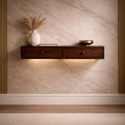 Roasted Almond Slim Console