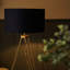 Dundrod 127cm Powder Coated Tripod Floor Lamp Set-840111335-840111334