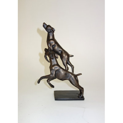 Sculpture Amanat Dogs in Motion