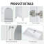 Meuble-lavabo avec lavabo, meuble-lavabo avec tablette à 2 niveaux Grabau, 20 po, bois massif et panneau de fibres à densité moyenne