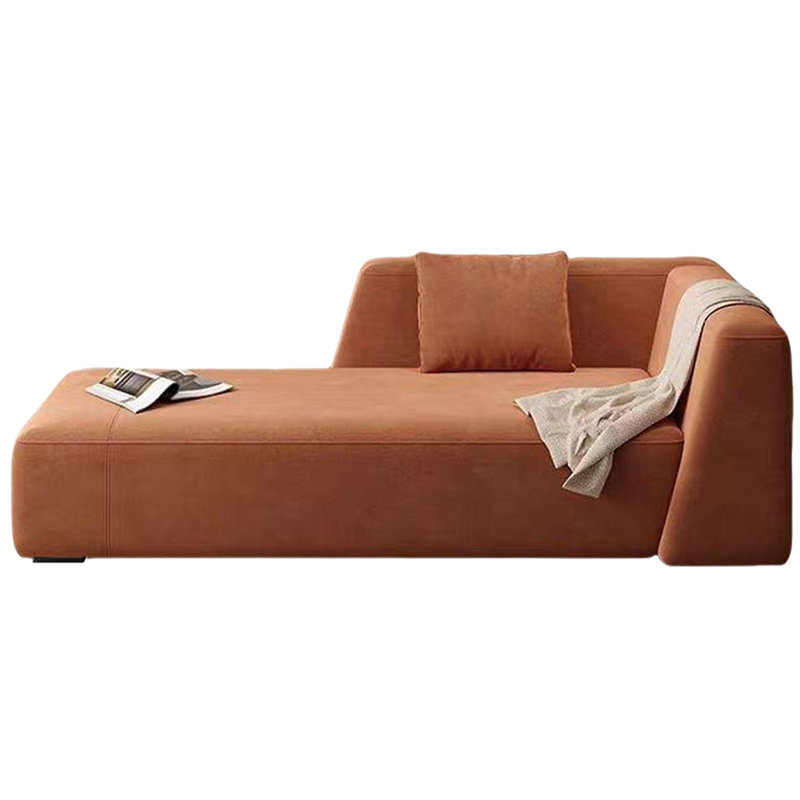Fauteuil inclinable en éponge High High, Accoudoir à droite (vu de face), Orange