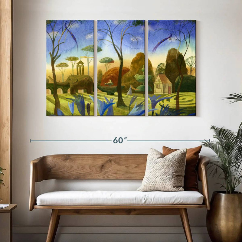 Senne The Magic Garden, 32" H x 50" W