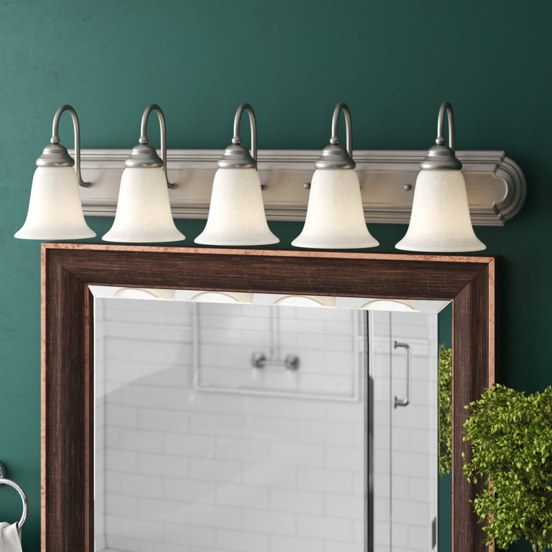 Éclairage pour meuble-lavabo à intensité variable , Nickel mat, Incandescent, 3