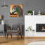 «Horse With Colorful Dreadlocks» par Rey Klimt, art mural en verre acrylique, 12 x 12 po-1069740498