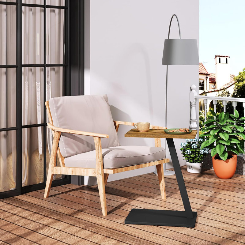 Rabassa End Table, Brown