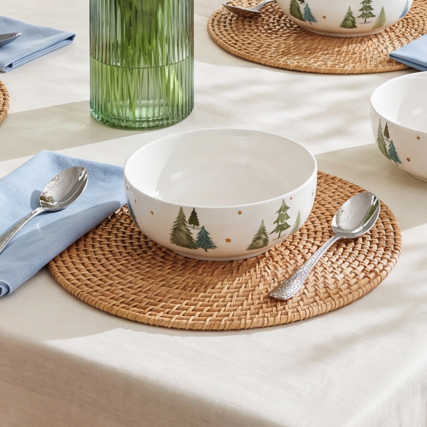 Balsam Lane Porcelain Serving Bowl