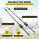 Linear Rail 2X 20-1500mm Linear Slide Rail + 4X Pillow Block Carriage