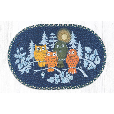  Patch ovale de minuit hiboux OP-582 20 po x 30 po