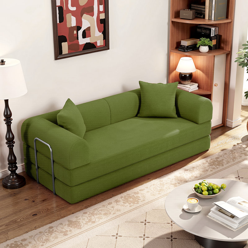 Canapé-lit modulaire Boneless, Vert