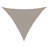  Sunshade Sail 160 G/M² Triangular Light Grey 5X5x6 M HDPE