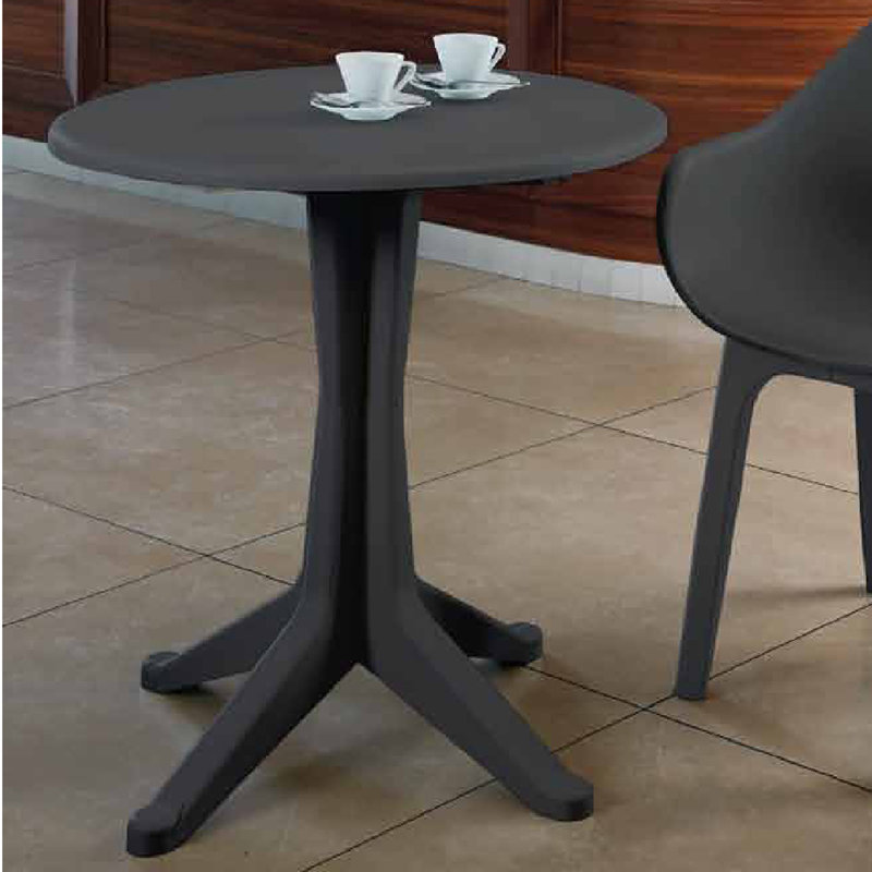 Tivoli Plastic Bistro Table, Anthracite