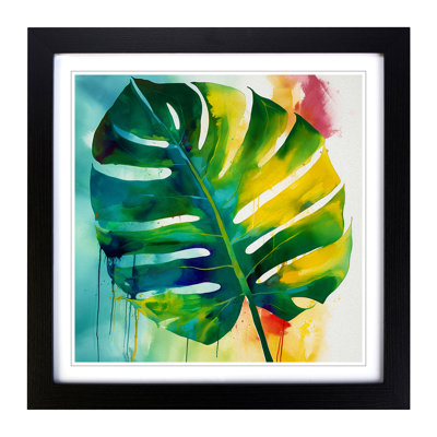 Tropical Leaf No.2 - Framed Print