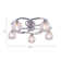 Humboldt Glass Semi Flush Mount