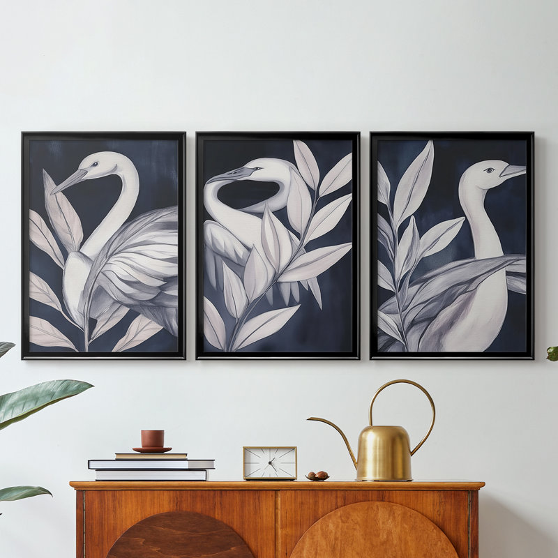 ANIMALS Series IV - Toile tendue avec châssis tendue, 3 pièces