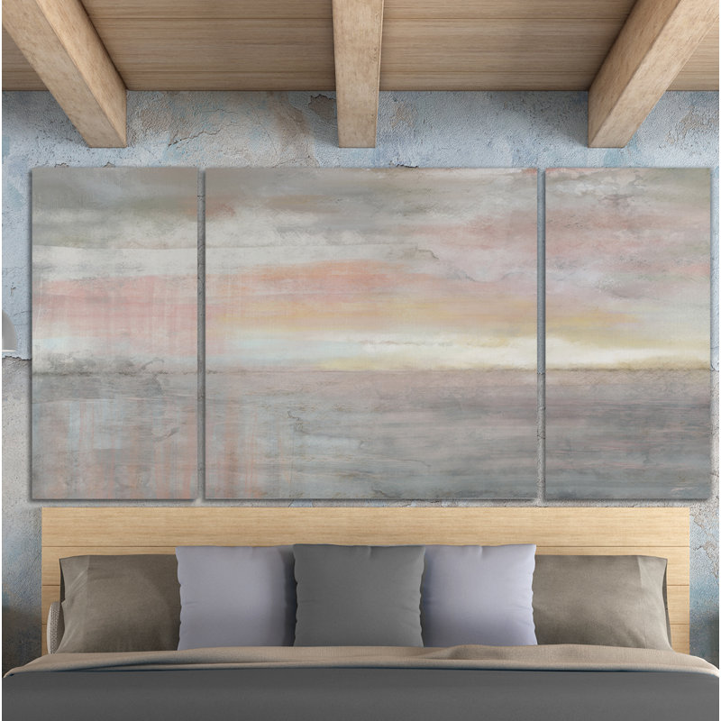 Tôt le matin - reproduction d'art sur toile, H 24 po x l 48 po x P 1,5 po