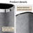 Metal+leather Open Waste Basket - 2.63 Gallons-94102529