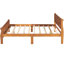 Lit plateforme double en bois avec tête de lit et lattes de bois-36266368-36266380
