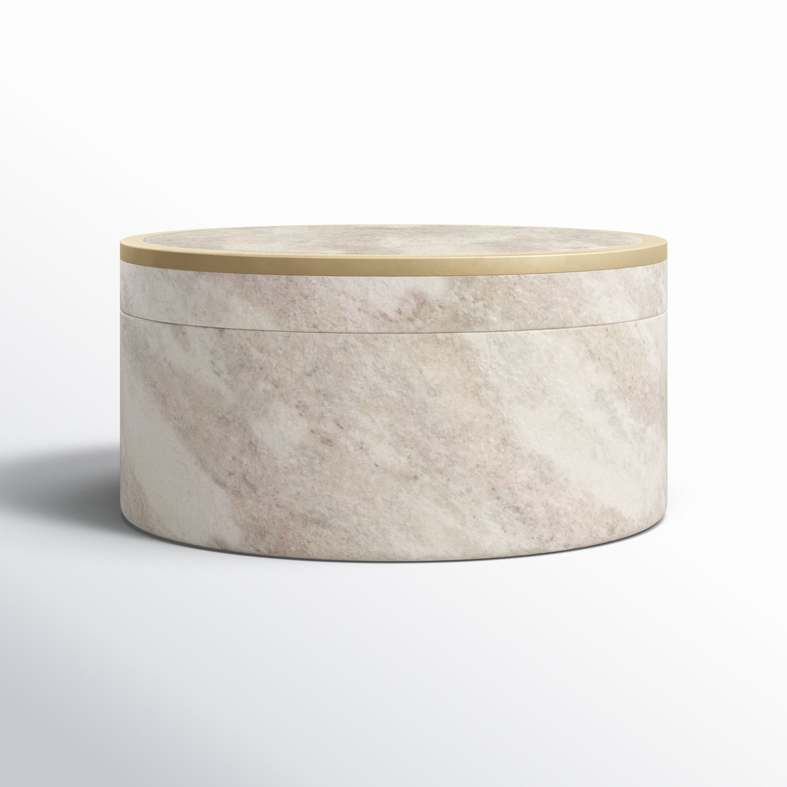 Stoneware Jar, 2" H x 4" W x 4" D