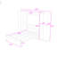 Grand lit escamotable mural avec deux armoires pliables-1399734436