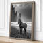 Horse on Rocky Shore Coastal - Wrapped Canvas-492087808-492087815
