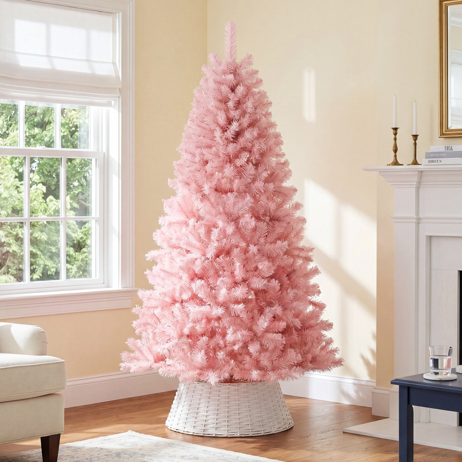 Pre-Lit Fir Christmas Tree, 7.5'