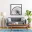 Toile de grande roue monochrome | Cadre blanc