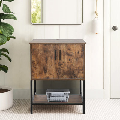24'' Single Bathroom Vanity Base Only