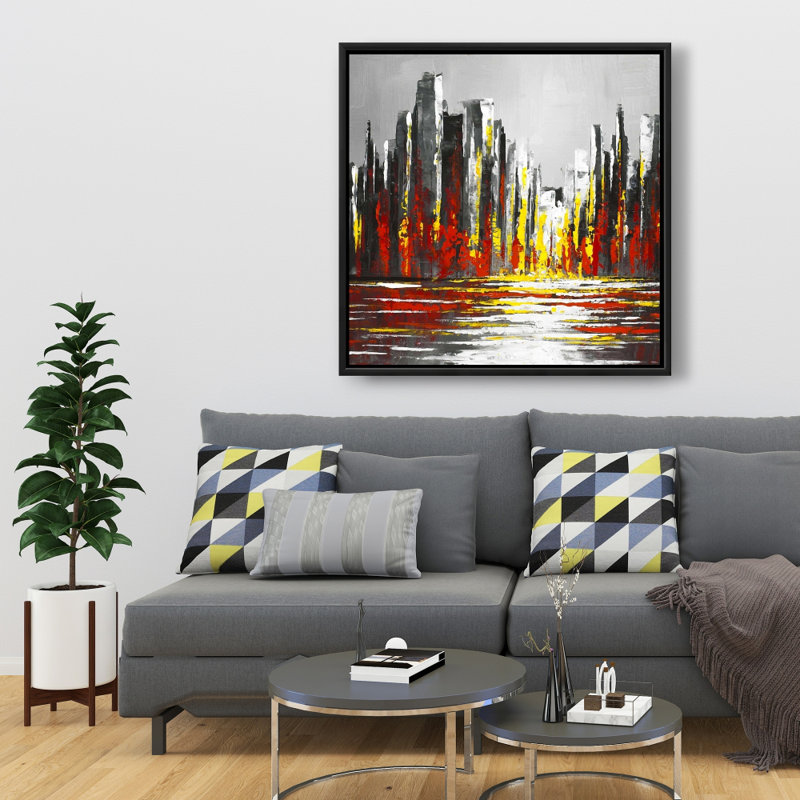 " Abstract Red Skyline "