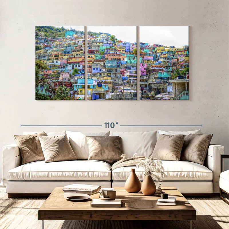 Senne Port-Au-Prince, H 45 po x l 92 po