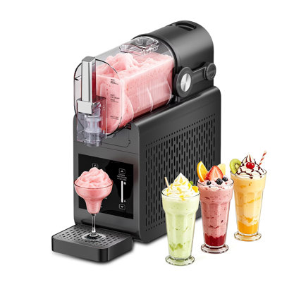 Slushy Machine Home , 88 oz Frozen Drink Maker with Compressor , No Ice Needed 6 - in - 1 Slushie Machine with 24 H Timer , Auto - Freshness & Easy Self - Cleaning