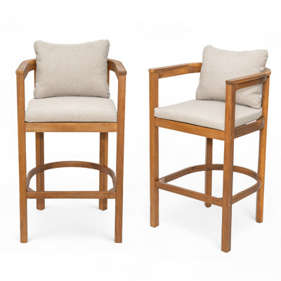 Tabouret d'extérieur en bois