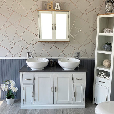 Busse 1230mm Free-Standing Double Vanity Unit