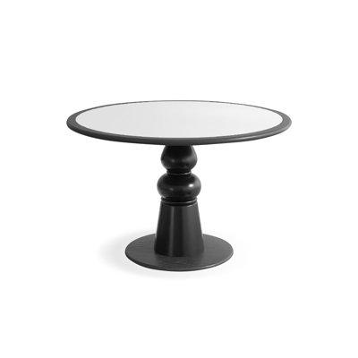 White Round Sintered Stone Dining table