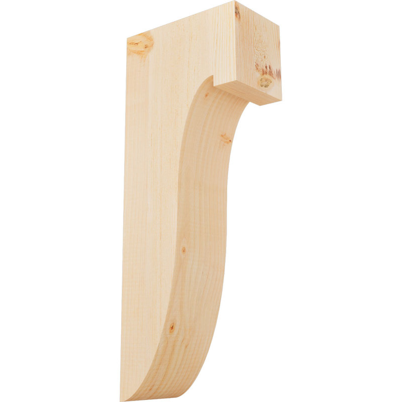 Del Monte Corbel, H 26 po x l 5,5 po x P 10 po, Sapin de Douglas, Lisse
